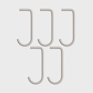 String String j-haak 5-pack Beige