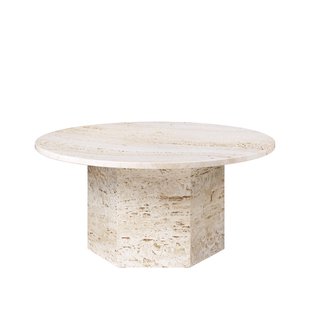 GUBI Epic salontafel White, Ø80