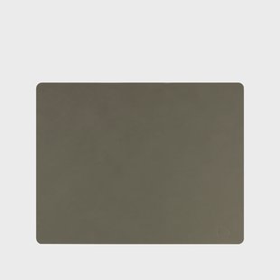 LIND DNA Square Nupo placemat 35x45 cm army green