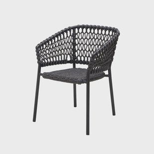Cane-line Ocean armstoel soft rope Dark grey