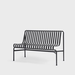HAY Palissade Dining bank zonder armleuningen Anthracite