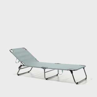 Fiam Amigo ligstoel Stof salie groen-aluminium
