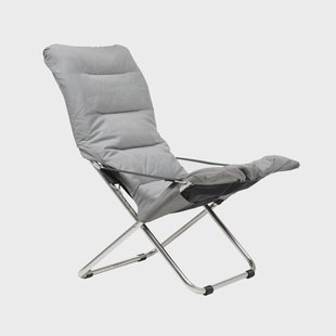Fiam Fiesta Soft zonnestoel Stof grijs-aluminiumframe