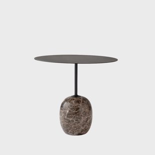 &Tradition Lato LN9 bijzettafel zwart, emperador marmer