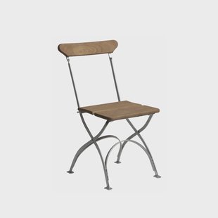 Grythyttan Stålmöbler Bryggeri stoel Eiken olie-verzinkt frame