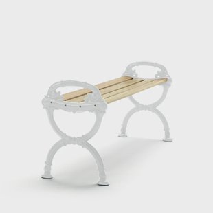 Byarums bruk Byarum bank Sparrenhout geïmpregneerd, wit frame