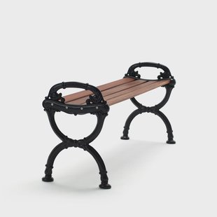 Byarums bruk Byarum bank Mahonie, zwart frame