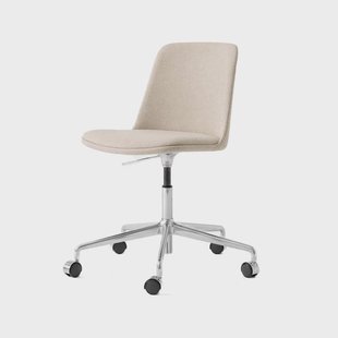 &Tradition Rely HW31 bureaustoel Hallingdal 200-aluminium onderstel