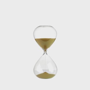 POLSPOTTEN Ball zandloper M 30 cm Goud