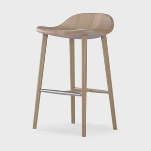Stolab Miss Holly barstoel H63 cm eikenhout witgeolied Stolab Miss Holly barstoel H63 cm eikenhout witgeolied