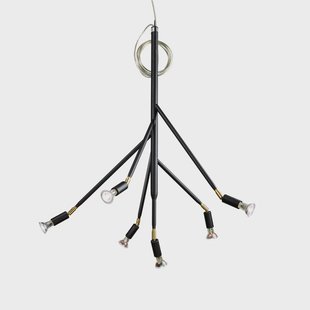 Örsjö Belysning Kvist 6 hanglamp zwart