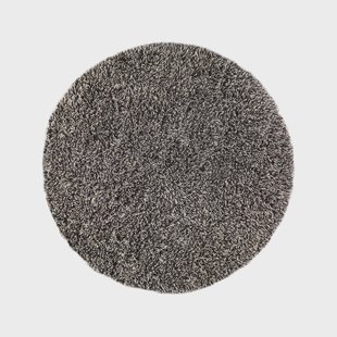 Kateha Shaggy vloerkleed rond white/charcoal, 220 cm Kateha Shaggy vloerkleed rond white/charcoal, 220 cm