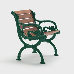 Byarums bruk Byarum tuinstoel Mahonie, groen frame