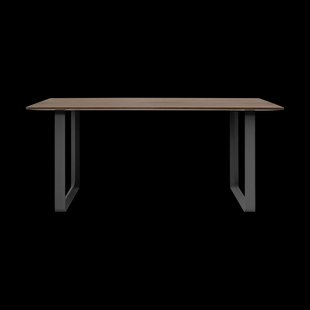 Muuto 70/70 eettafel 170x85 cm Solid smoked oak-Black