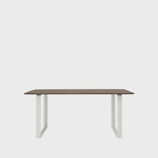 Muuto 70/70 eettafel 170x85 cm Solid smoked oak-White