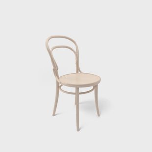 TON Ton no.14 stoel Transparant gelakt beukenhout-New fineerhouten zitting