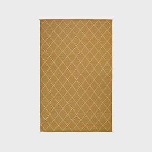 Chhatwal & Jonsson Diamond Vloerkleed Masala yellow/off white, 230x336 cm