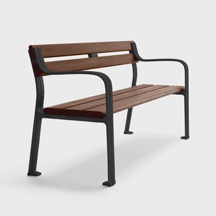 Byarums bruk Joy bank Mahonie, zwart frame