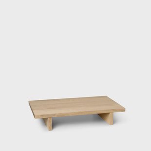 Ferm Living Kona low table bijzettafel oak natural veneer Ferm Living Kona low table bijzettafel oak natural veneer