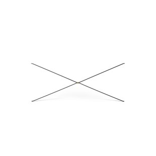 Ferm Living Punctual kruis anthracite