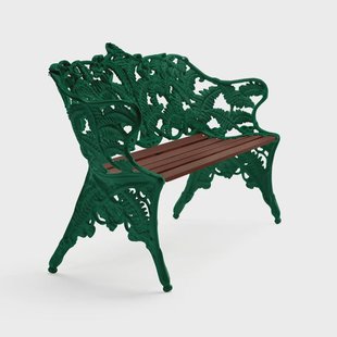 Byarums bruk Classic bank Mahonie olie, groen frame