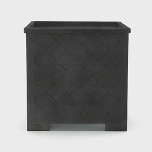 Byarums bruk Relief bloempot Zwart, groot