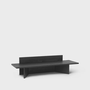 Ferm Living Oblique bankje oak black oiled