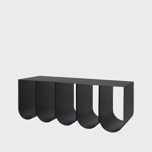 Kristina Dam Studio Curved bankje black