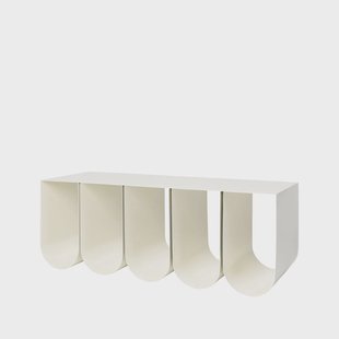 Kristina Dam Studio Curved bankje beige