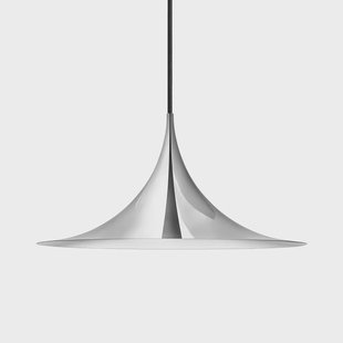 GUBI Semi lamp Ø 60 cm. Chrome