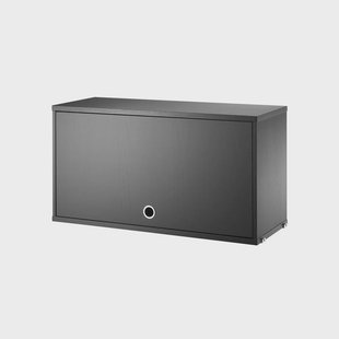 String String bovenkast Essenhout zwarte beits, 78x30 cm