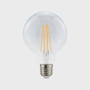 Airam Airam Filament LED-globe 95mm lichtbron helder, dimbaar e27, 4w