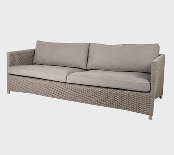 Cane-line Diamant bank 3-zits soft rope Cane-Line Natté taupe