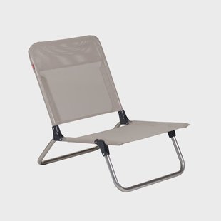 Fiam Quick ligstoel Taupe-aluminiumstatief