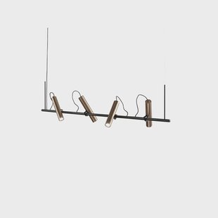Light-Point Spirit hanglamp black/rose gold, s1500