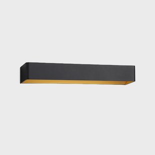 Light-Point Mood 3 muurlamp black/gold, 3000 kelvin Light-Point Mood 3 muurlamp black/gold, 3000 kelvin
