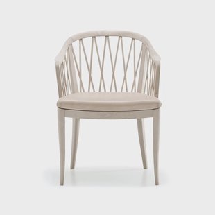 Stolab Widemar stoel met armleuningen leer tärnsjö natuur, geolied berkenhout