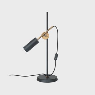 Konsthantverk Stav tafellamp zwart/ruw messing