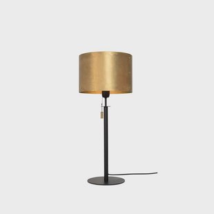 Konsthantverk Svep tafellamp zwart/ruw messing