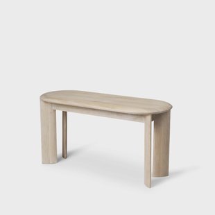 Ferm Living Bevel bankje oak white oiled Ferm Living Bevel bankje oak white oiled