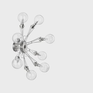 Ateljé Lyktan Matrix muurlamp vernikkeld, 8-armig