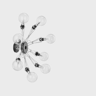 Ateljé Lyktan Matrix muurlamp zwart, 8-armig