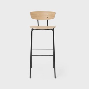 Ferm Living Herman barkruk oak white oiled