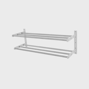 Scherlin Skohylla 12 schoenenrek Staal/wit-witgelakt aluminium Scherlin Skohylla 12 schoenenrek Staal/wit-witgelakt aluminium