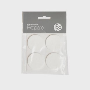 1898 Prepare meubelviltjes wit, zelfklevend vilt, ø38 mm, 4 st.