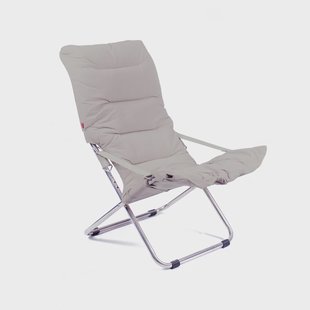 Fiam Fiesta Soft zonnestoel Stof beige-aluminiumframe