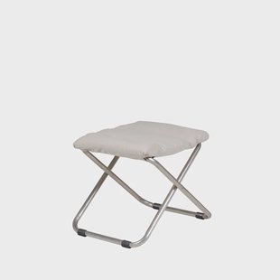 Fiam Chico Soft kruk Beige-aluminiumstatief