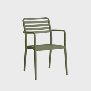 1898 Messina stoel met armleuningen Moss green