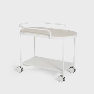 SMD Design Lene trolley white, witgepigmenteerd essenfineer SMD Design Lene trolley white, witgepigmenteerd essenfineer