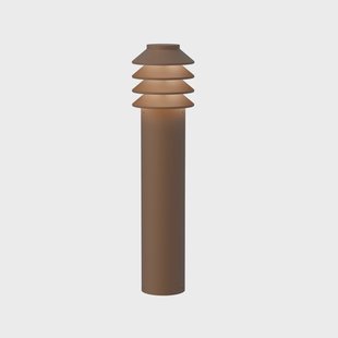 Louis Poulsen Bysted Garden Long adapter bolder Corten, grondpin